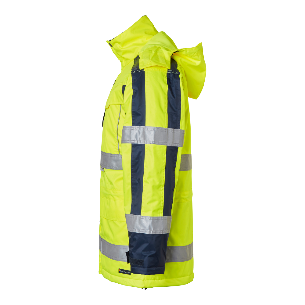 Produktbild för 6317 Parka Fluorescent yellow/navy Unisex