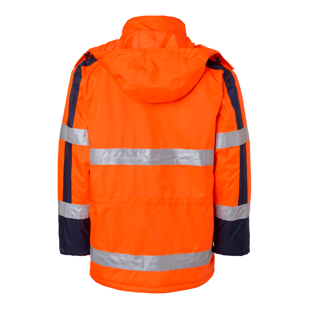 Produktbild för 6317 Parka Fluorescent orange/navy Unisex