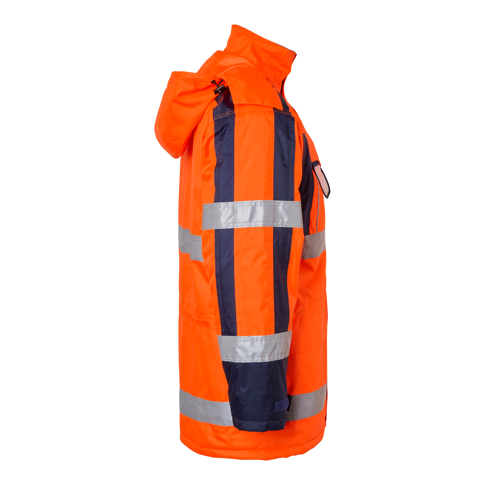 Produktbild för 6317 Parka Fluorescent orange/navy Unisex