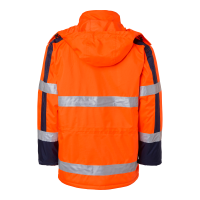 Produktbild för 6317 Parka Fluorescent orange/navy Unisex