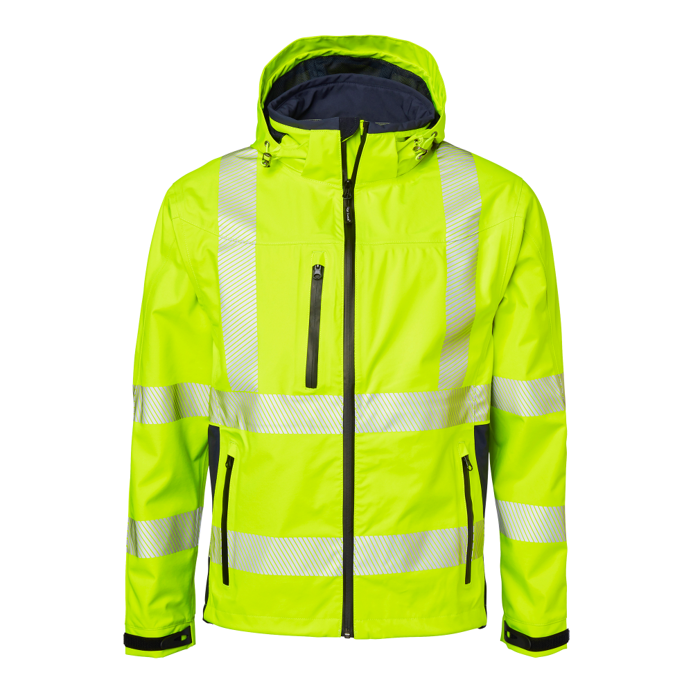 Produktbild för 6718 Shell Jacket Fluorescent yellow Unisex