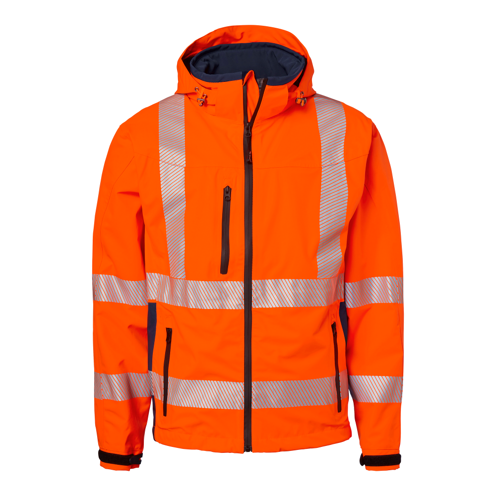 Produktbild för 6718 Shell Jacket Fluorescent orange Unisex