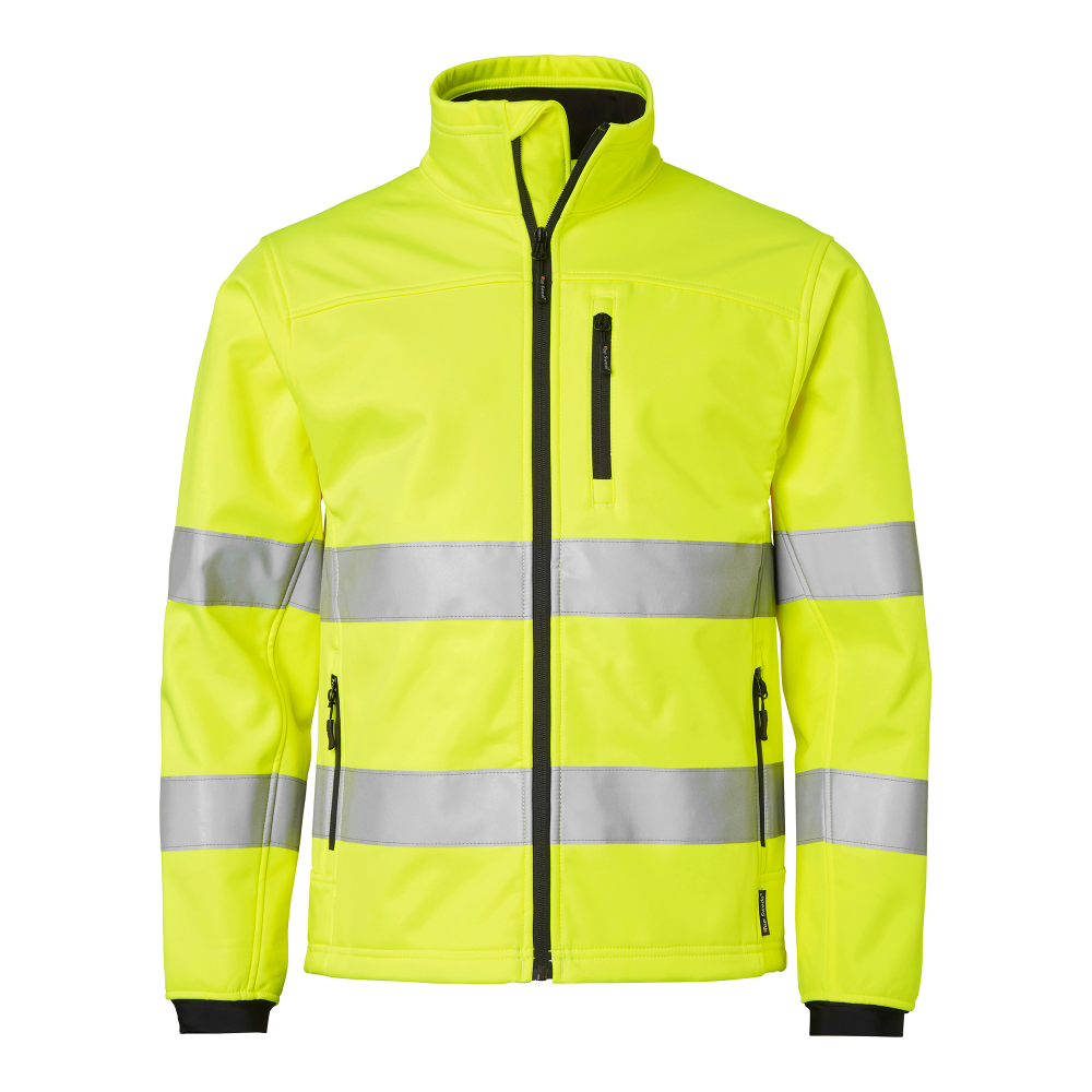 Produktbild för 7621 Softshell Hi-Vis Fluorescent yellow Unisex