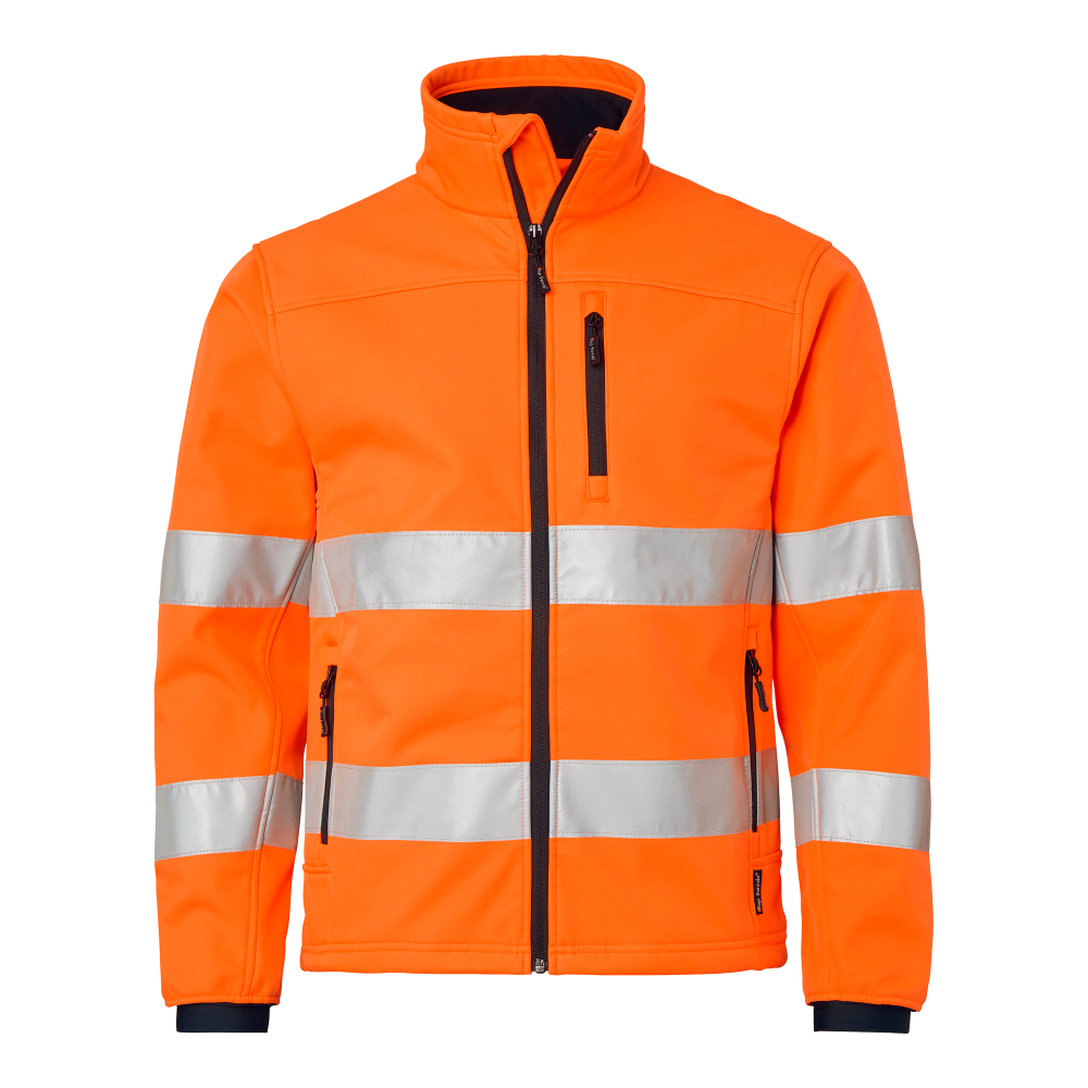 Produktbild för 7621 Softshell Hi-Vis Fluorescent orange Unisex