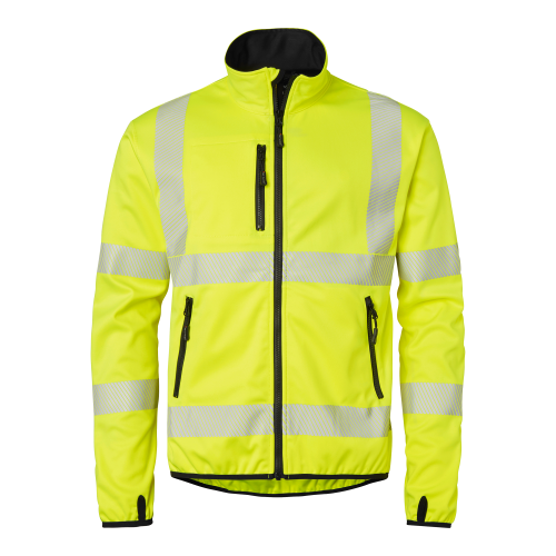 Top Swede 7721 Softshell Hi-Vis Fluorescent yellow/black Unisex