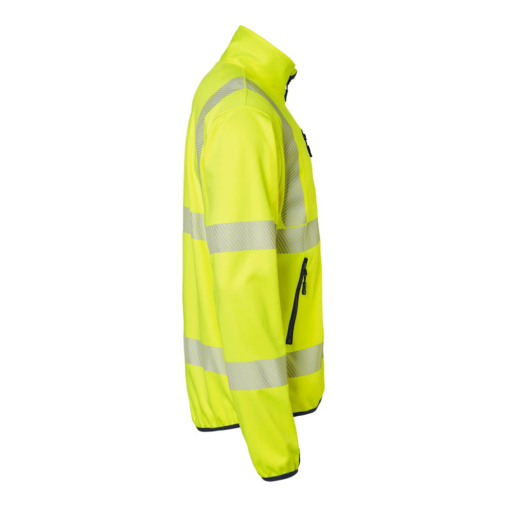 Produktbild för 7721 Softshell Hi-Vis Fluorescent yellow/navy Unisex