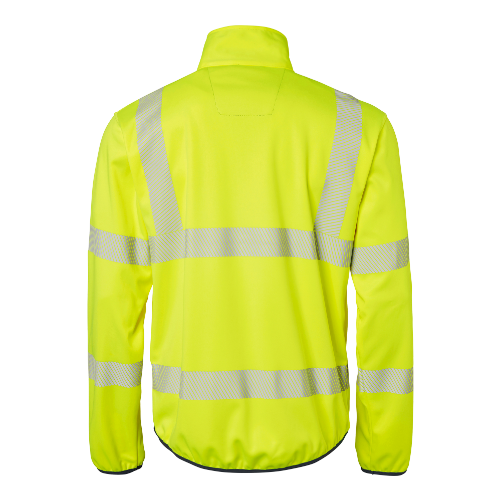 Produktbild för 7721 Softshell Hi-Vis Fluorescent yellow/navy Unisex