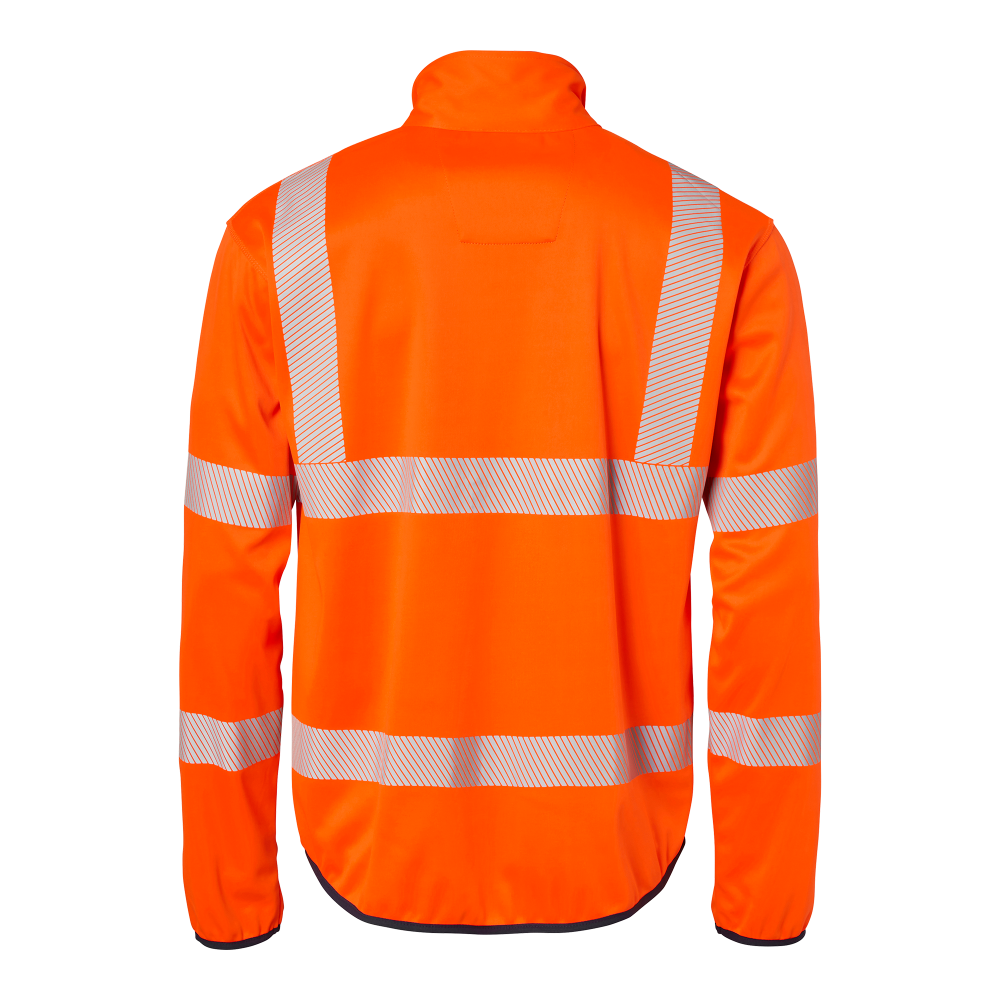 Produktbild för 7721 Softshell Hi-Vis Fluorescent orange/navy Unisex