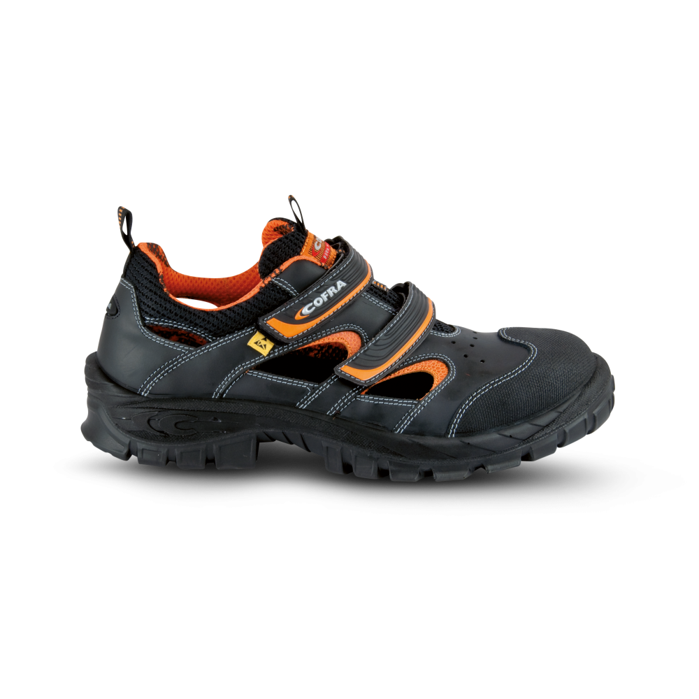Produktbild för Vithar Safety Sandal Black Unisex