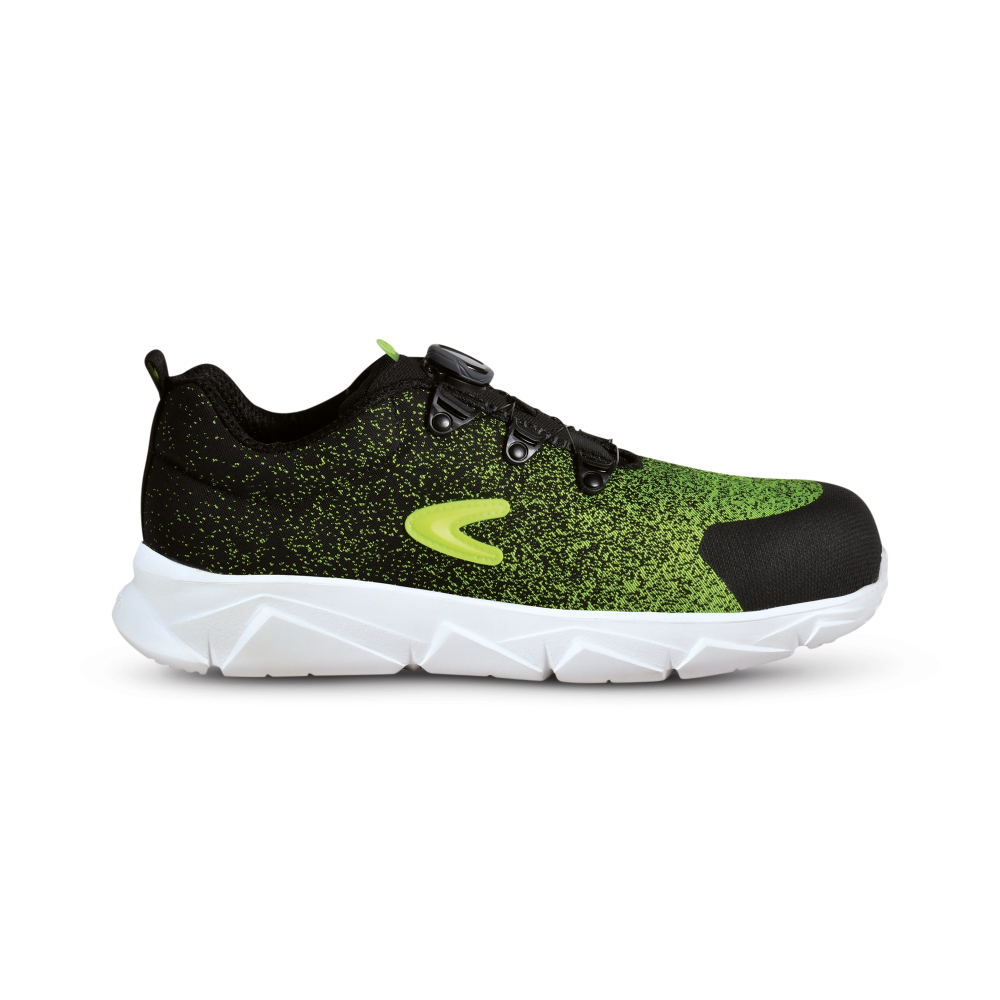 Produktbild för Fantastic Safety Shoe Black/green Unisex