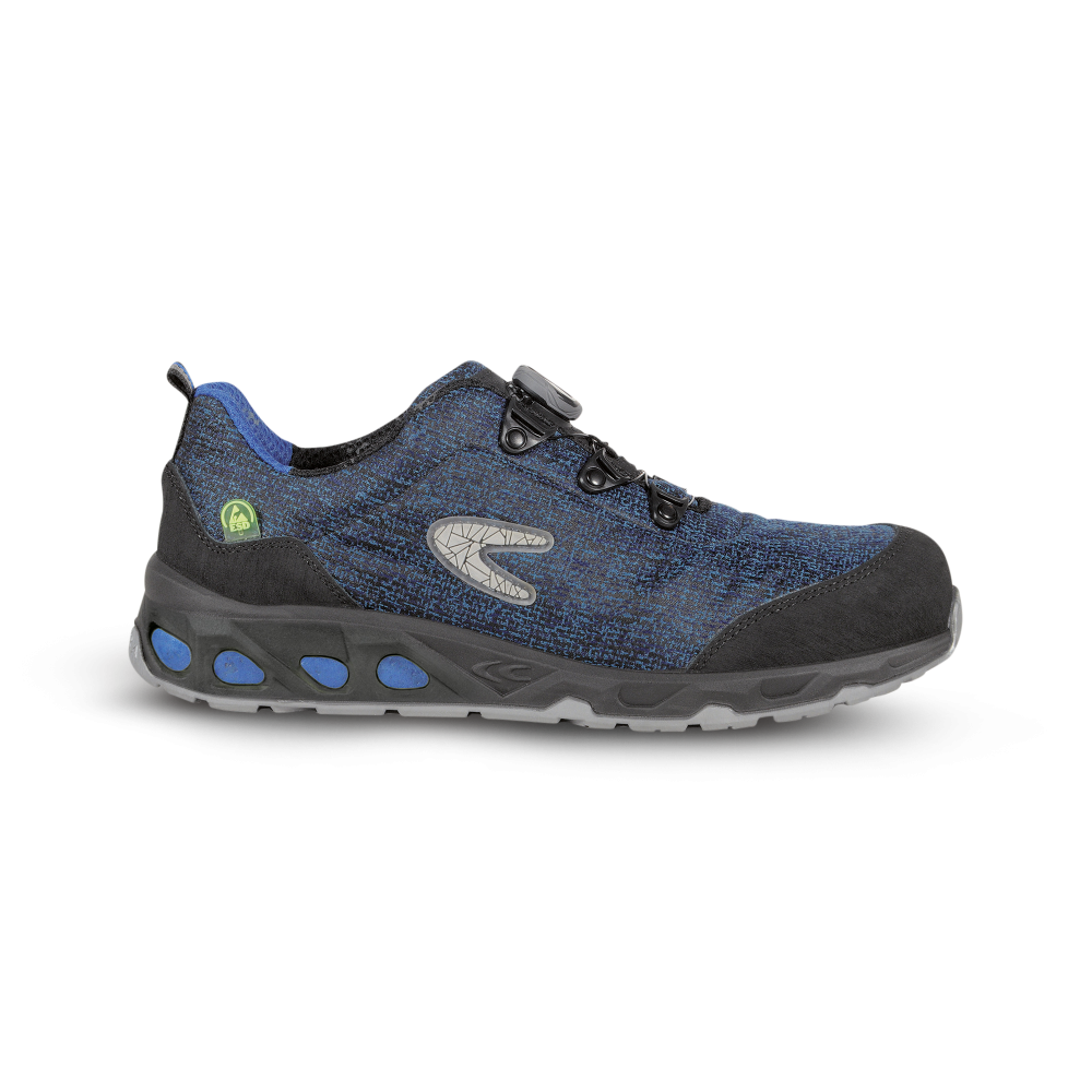 Produktbild för Recycle Green Fit Safety Shoe Navy Unisex