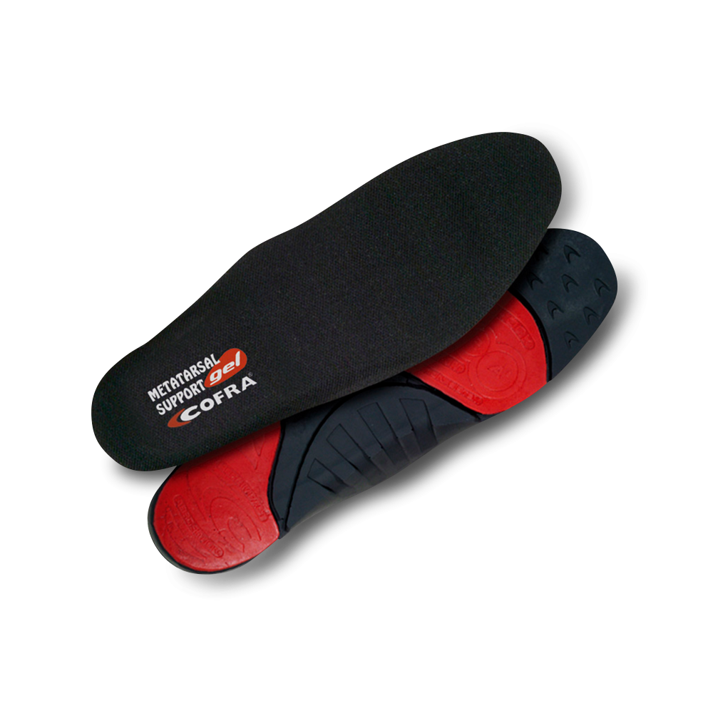 Produktbild för Metatarsal Gel Insole Black Unisex