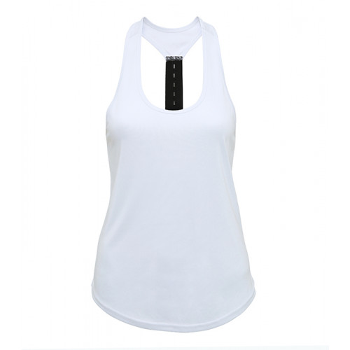 Tri Dri Women's TriDri® performance strap back vest White