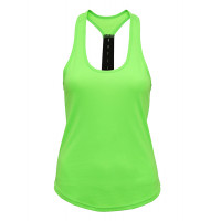 Tri Dri Women's TriDri® performance strap back vest Lightning Green