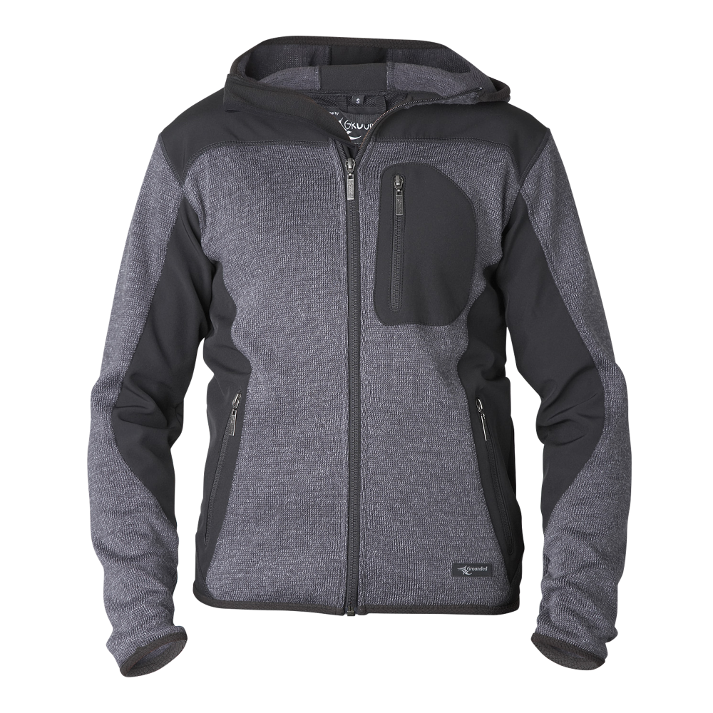 Produktbild för 7832 Knitted Jacket Grey Unisex