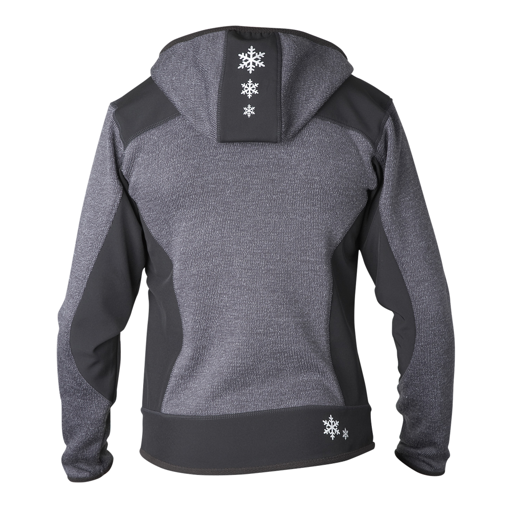 Produktbild för 7832 Knitted Jacket Grey Unisex