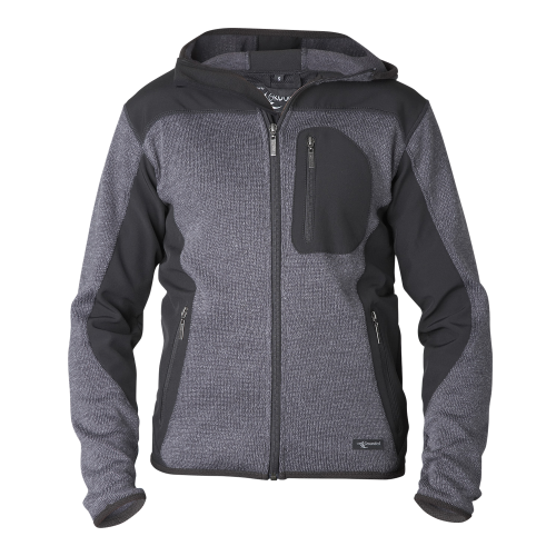 Grounded 7832 Knitted Jacket Grey Unisex