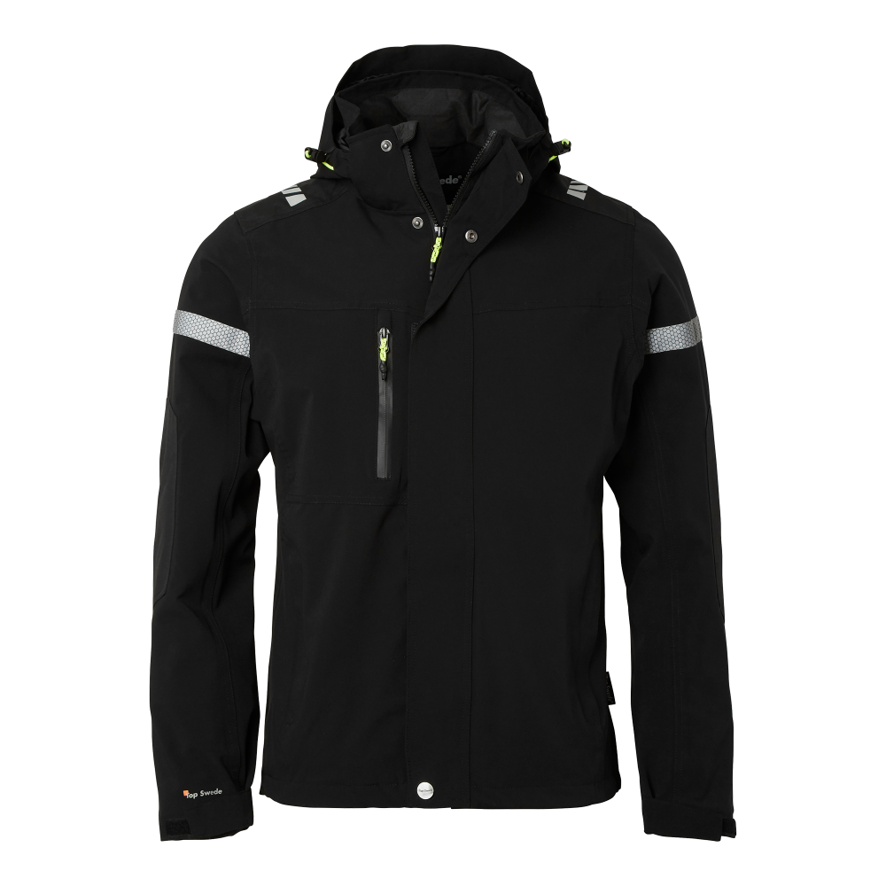 Produktbild för 367 Shell Jacket Black Unisex