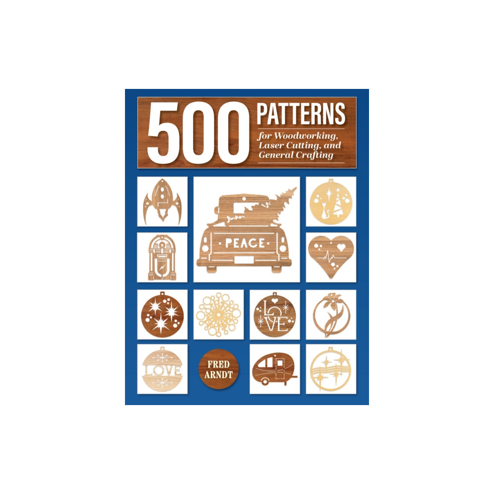 Produktbild för 500 Patterns for Woodworking, Laser Cutting, and General Crafting (häftad, eng)