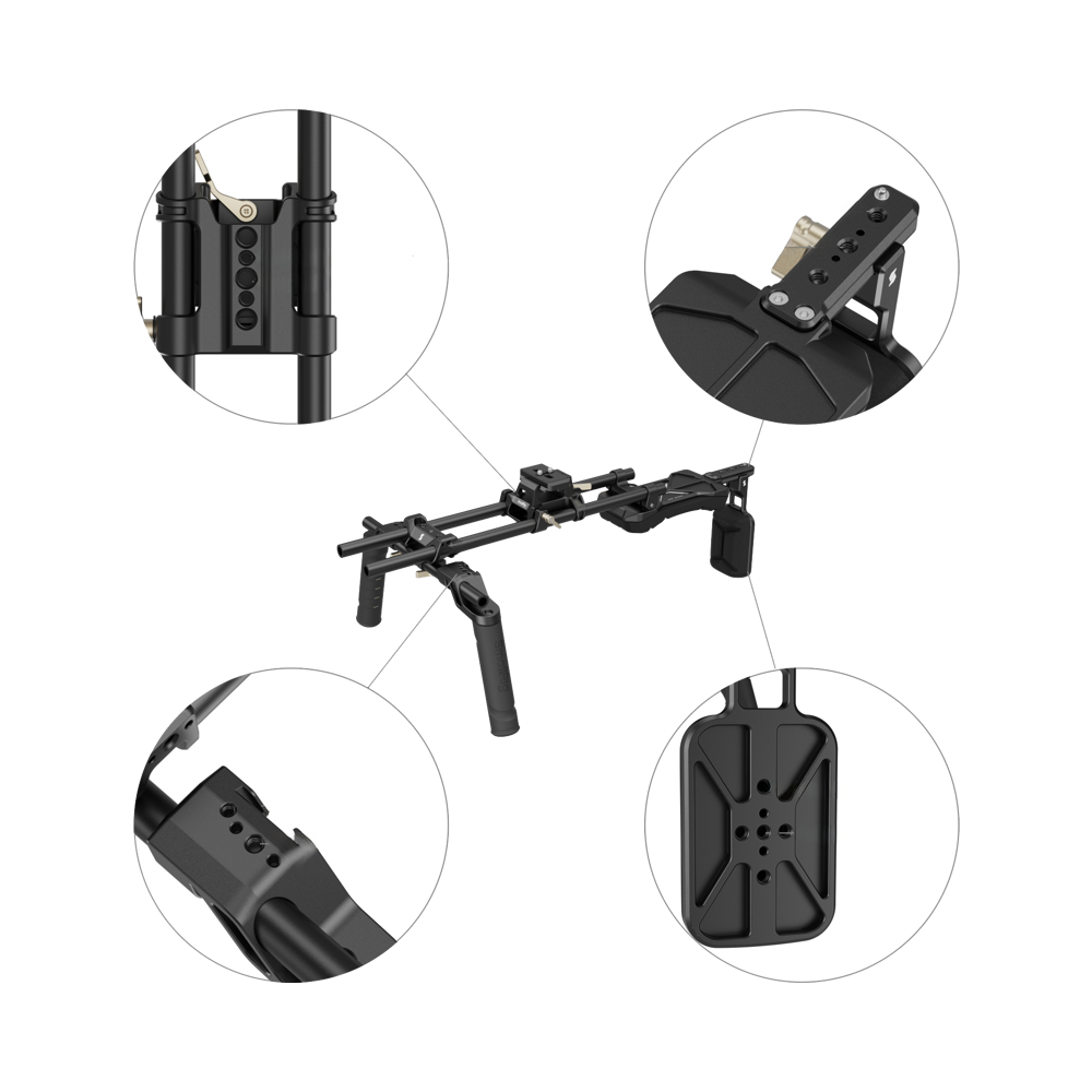 Produktbild för SmallRig 4480 Shoulder Rig Kit Classic Version