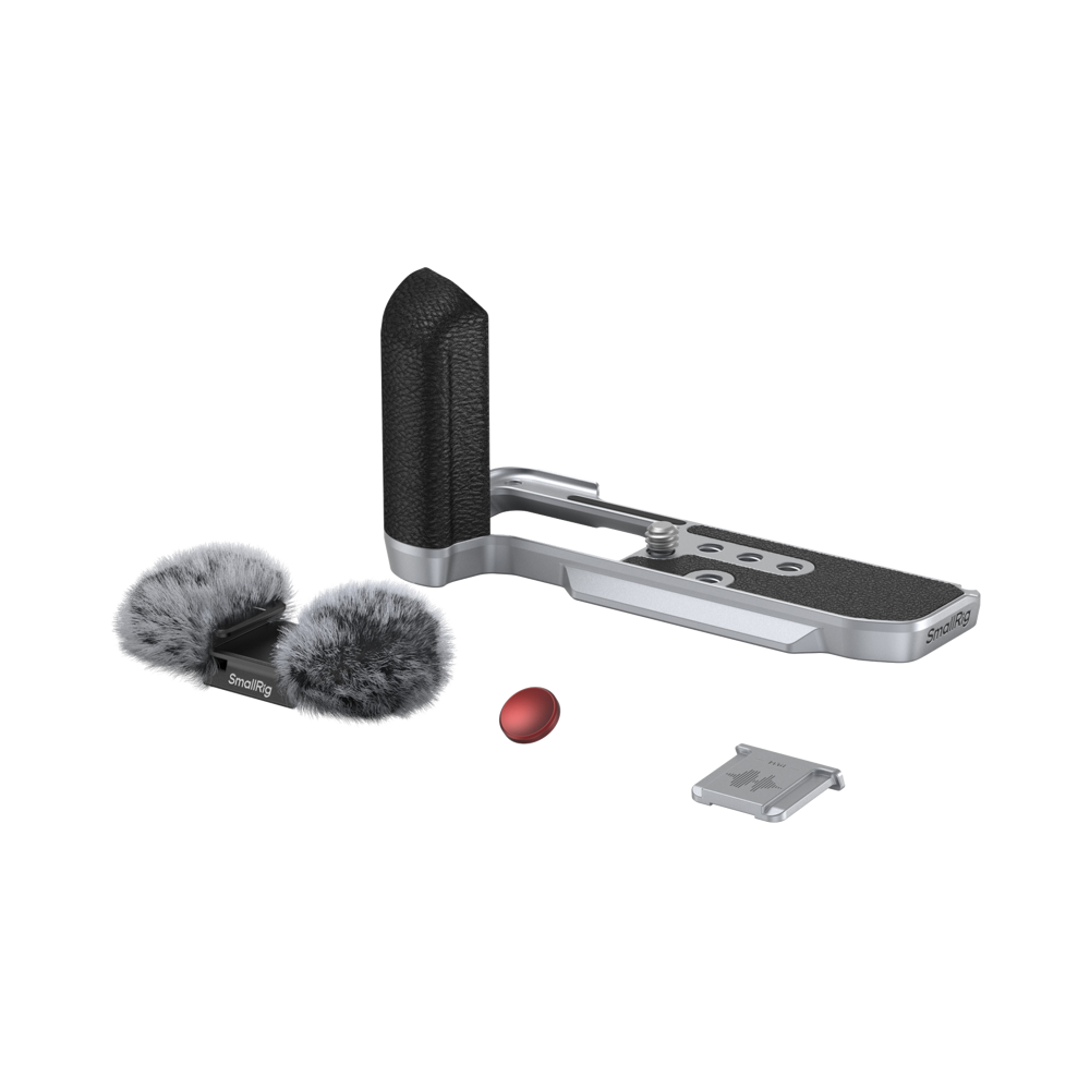 Produktbild för SmallRig 4875 L-Shape Mount Plate with Silicone Handle for FUJIFILM X-M5 Sliver