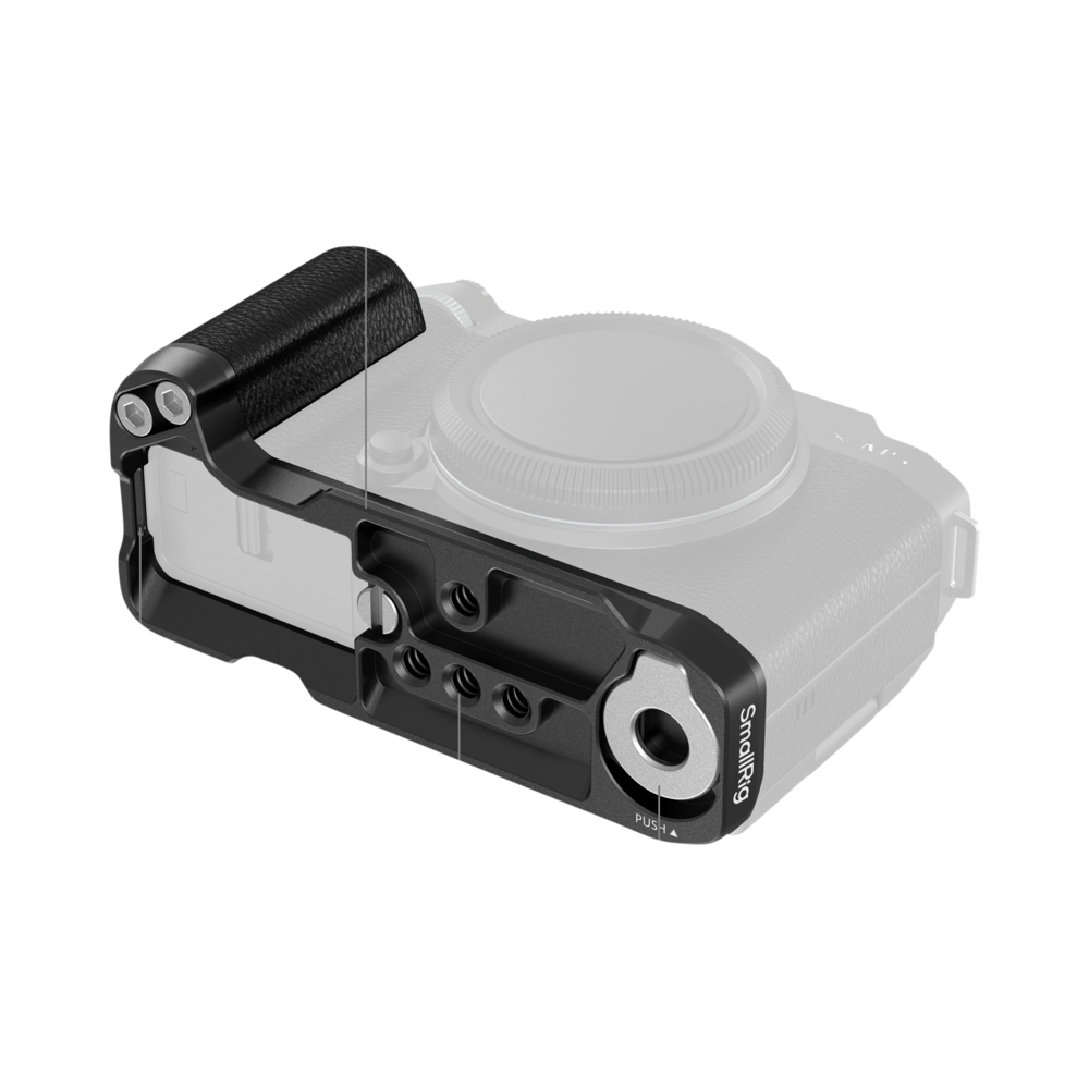 Produktbild för SmallRig 4876 L-Shape Mount Plate with Silicone Handle for FUJIFILM X-M5 Black