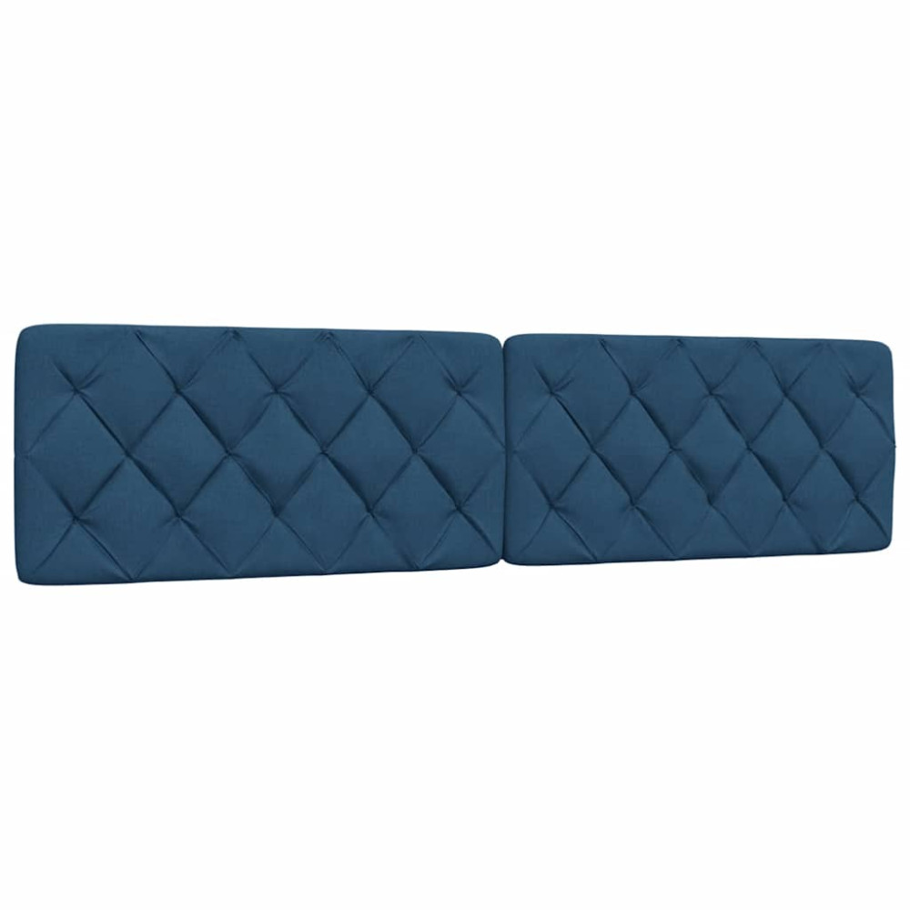 Produktbild för Headboard Cushion Blue 200 cm Fabric
