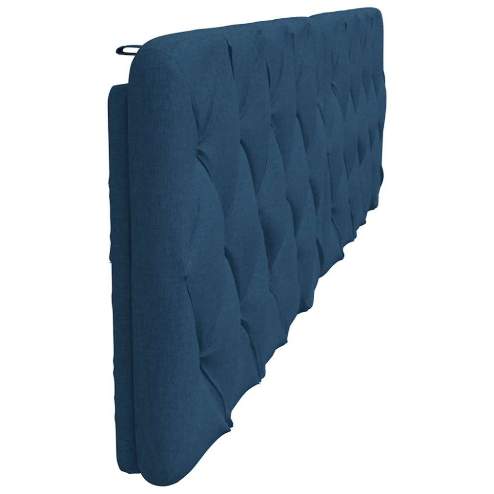 Produktbild för Headboard Cushion Blue 200 cm Fabric