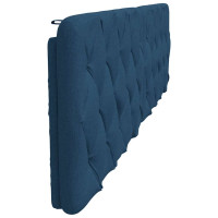 Produktbild för Headboard Cushion Blue 200 cm Fabric