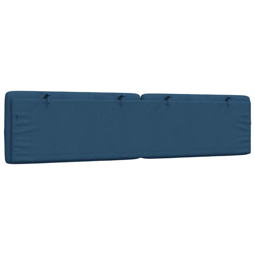 Produktbild för Headboard Cushion Blue 200 cm Fabric