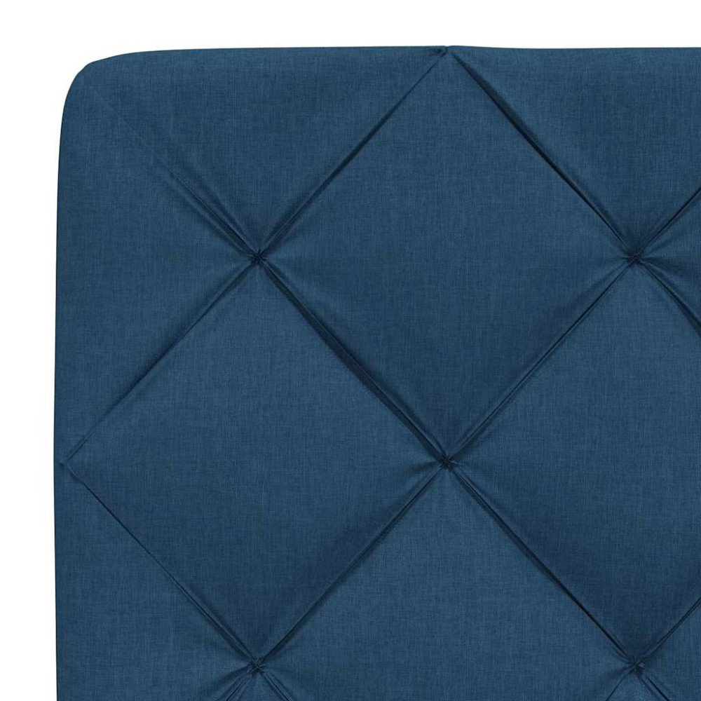 Produktbild för Headboard Cushion Blue 200 cm Fabric