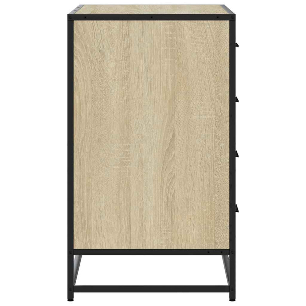 Produktbild för Byrå sonoma-ek 70x41x70 cm konstruerat trä