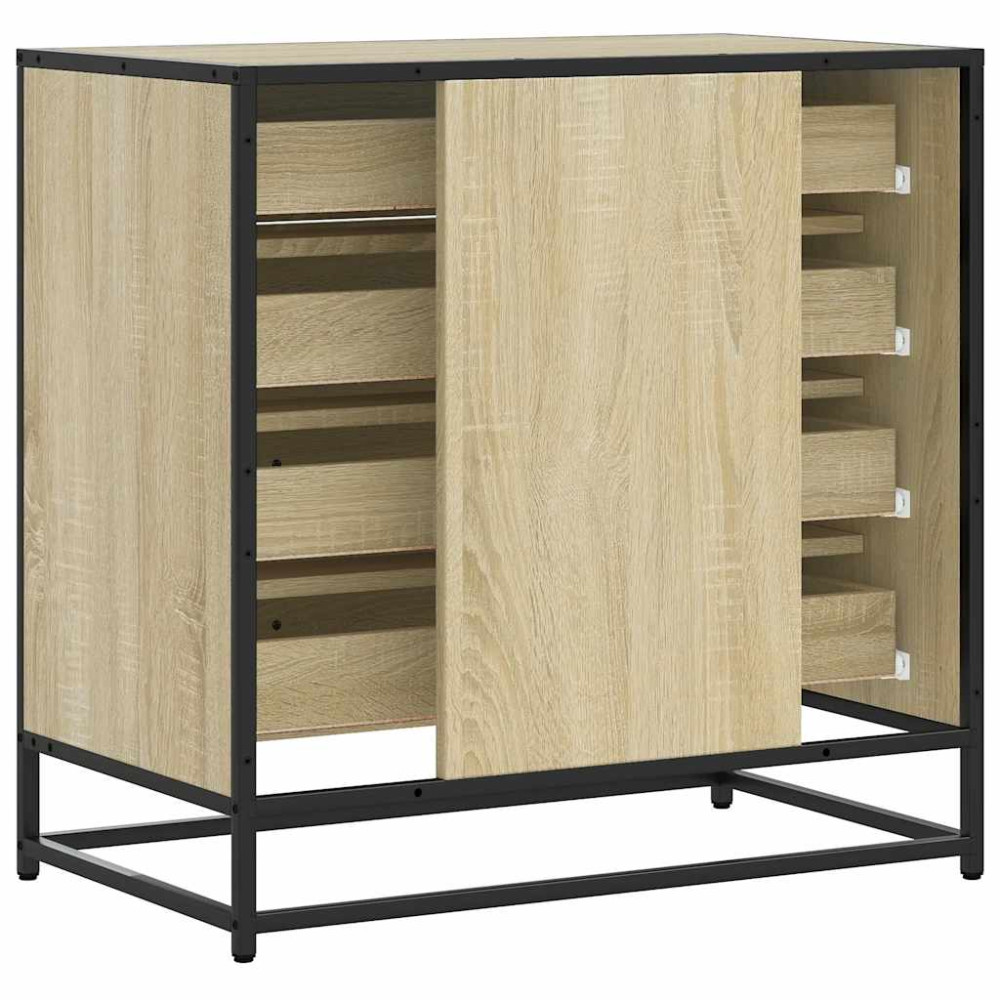 Produktbild för Byrå sonoma-ek 70x41x70 cm konstruerat trä