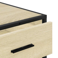 Produktbild för Byrå sonoma-ek 70x41x70 cm konstruerat trä