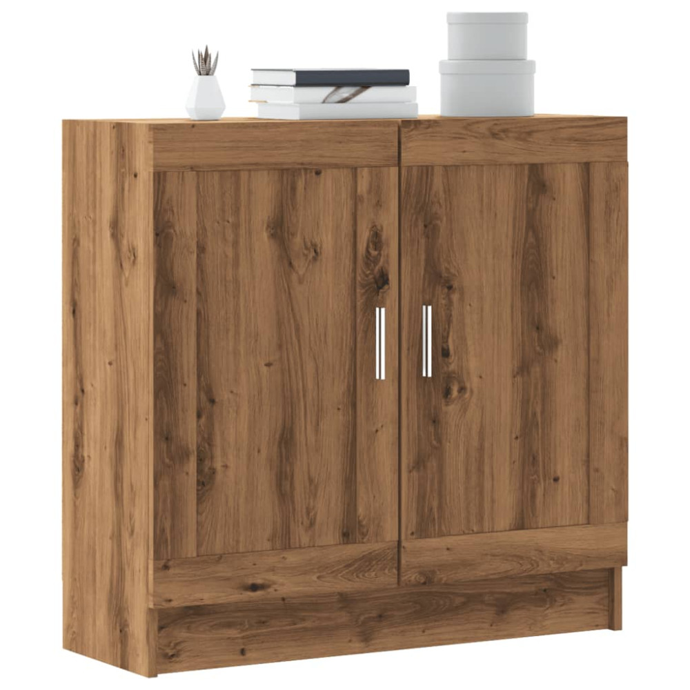 Produktbild för Bokhylla artisan ek 82,5x30,5x80 cm konstruerat trä