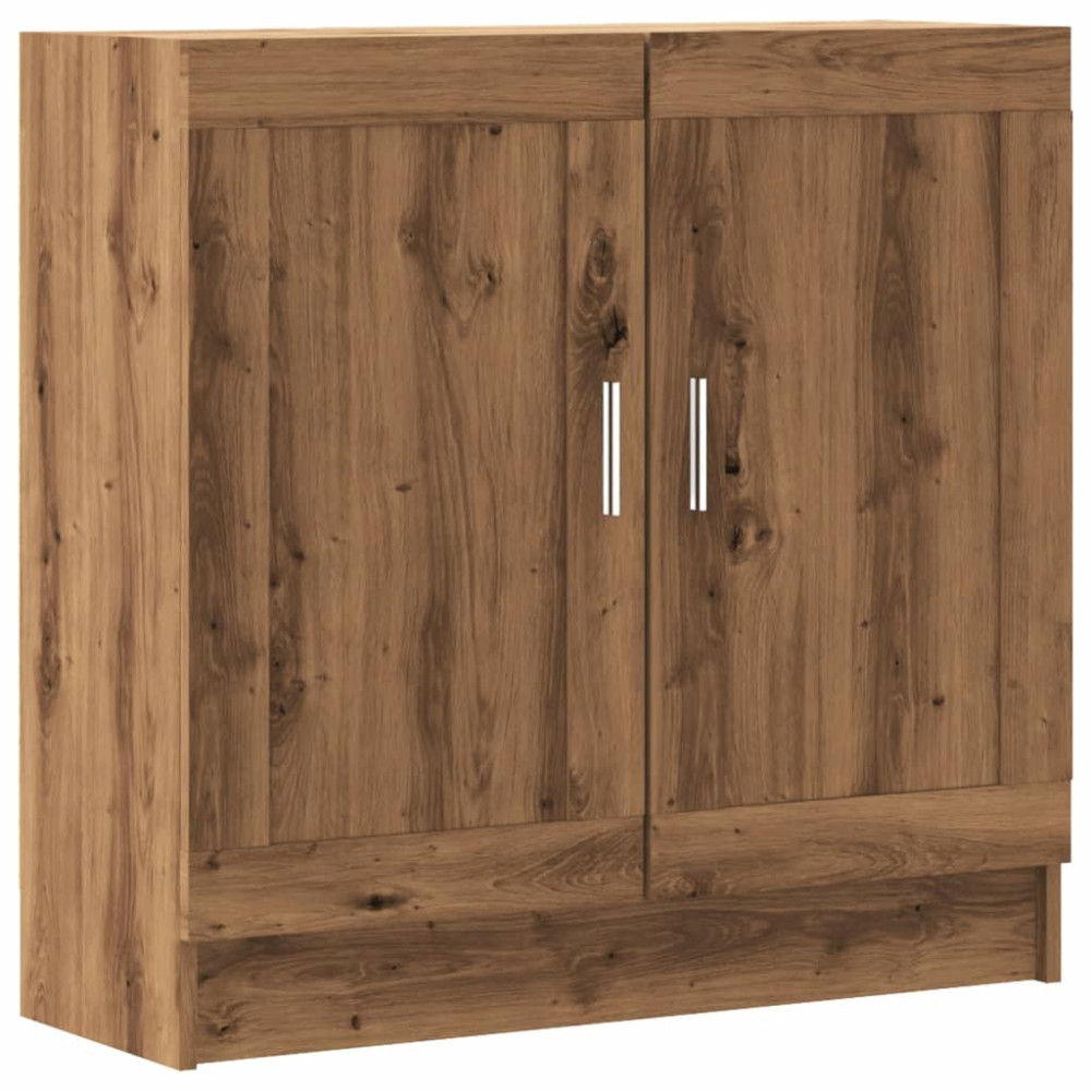 Produktbild för Bokhylla artisan ek 82,5x30,5x80 cm konstruerat trä