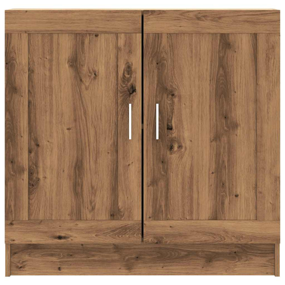 Produktbild för Bokhylla artisan ek 82,5x30,5x80 cm konstruerat trä