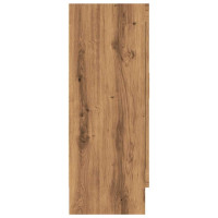 Produktbild för Bokhylla artisan ek 82,5x30,5x80 cm konstruerat trä