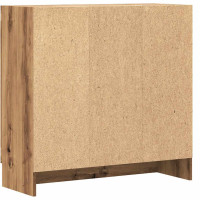 Produktbild för Bokhylla artisan ek 82,5x30,5x80 cm konstruerat trä