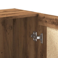 Produktbild för Bokhylla artisan ek 82,5x30,5x80 cm konstruerat trä