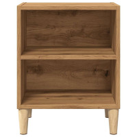 Produktbild för Sängbord 2 st artisan ek 40x30x50 cm konstruerat trä