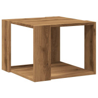 Produktbild för Soffbord artisan ek 40x40x30 cm konstruerat trä