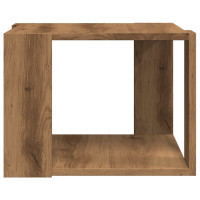 Produktbild för Soffbord artisan ek 40x40x30 cm konstruerat trä