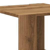 Produktbild för Soffbord artisan ek 40x40x30 cm konstruerat trä
