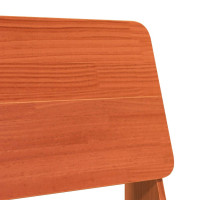 Produktbild för Trädgårdsstol vaxbrun 60x64x70,5 cm massiv furu