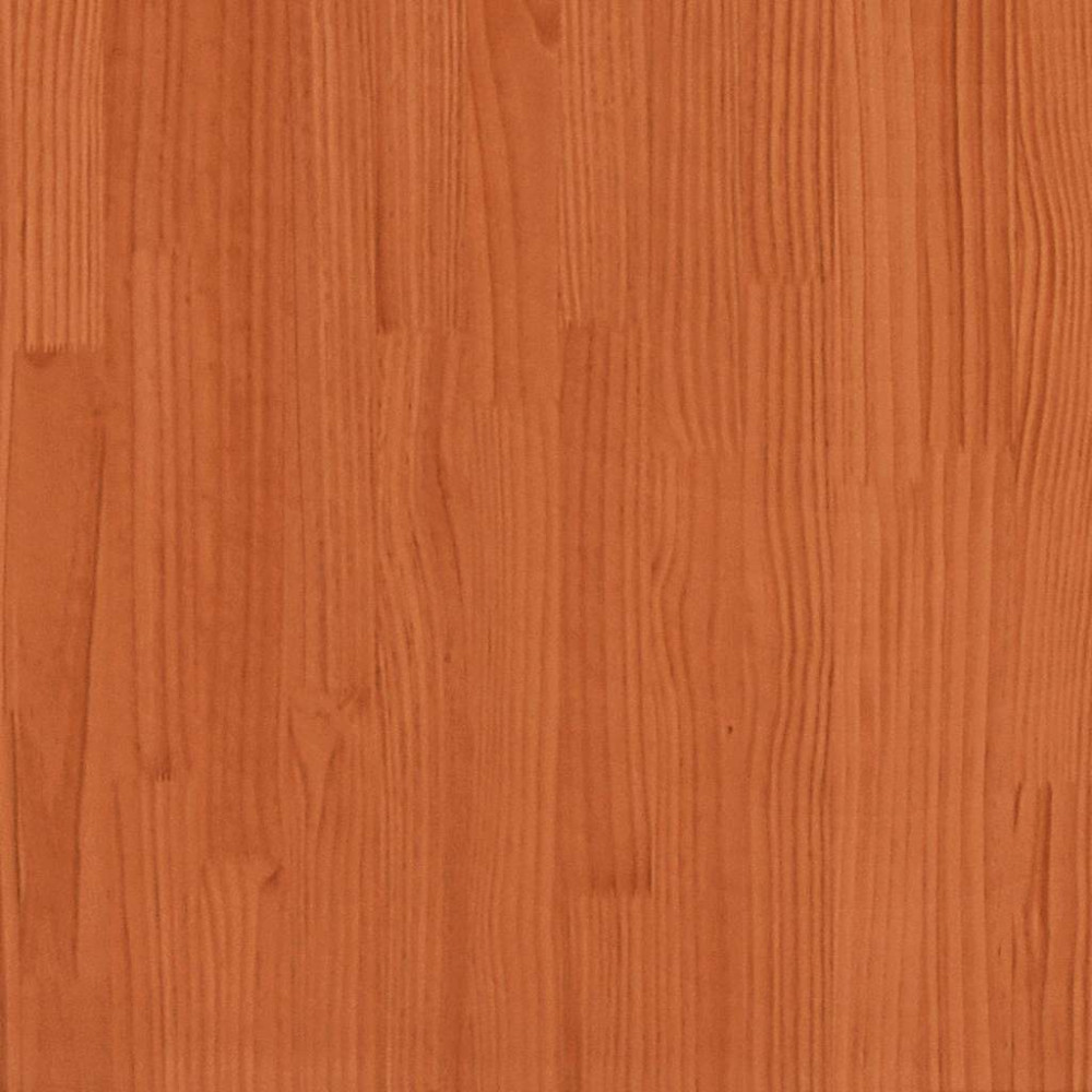 Produktbild för Trädgårdsstol vaxbrun 60x64x70,5 cm massiv furu