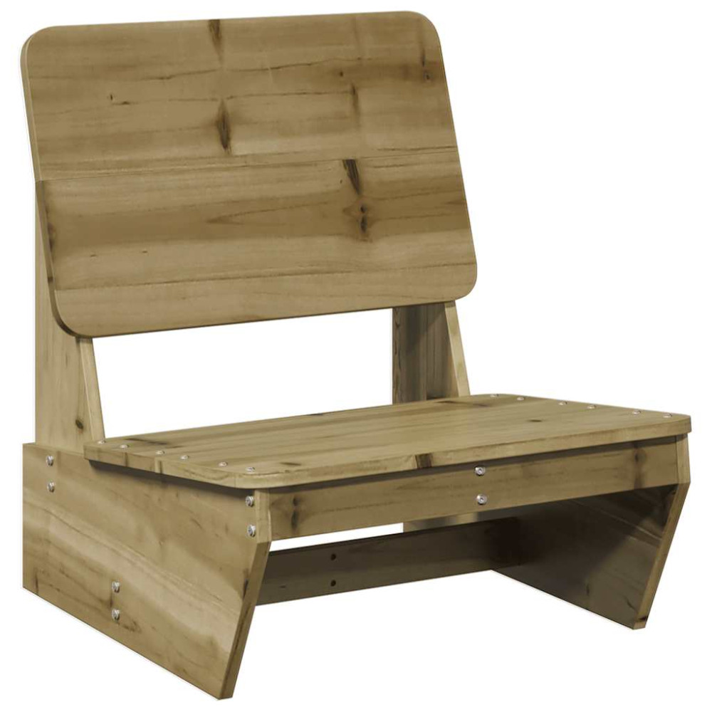 Produktbild för Trädgårdsstol 60x64x70,5 cm impregnerad furu