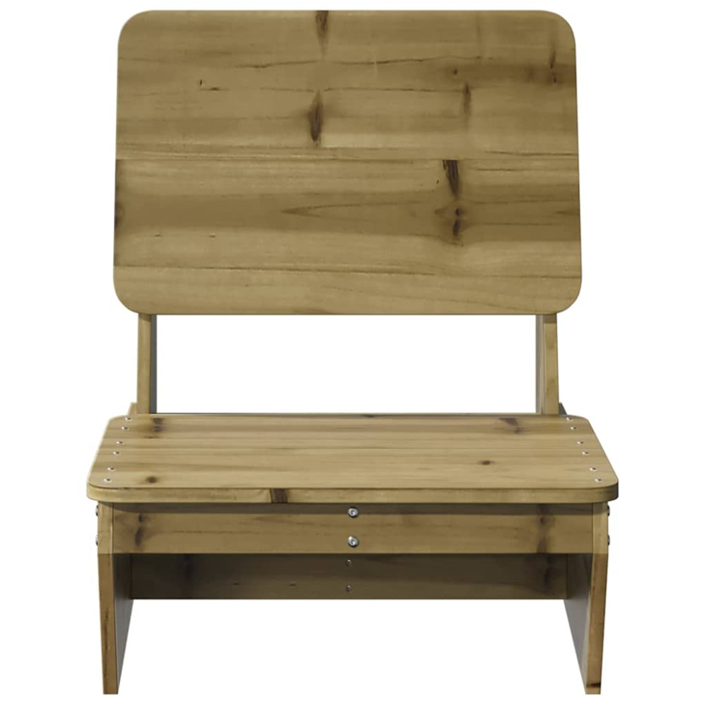Produktbild för Trädgårdsstol 60x64x70,5 cm impregnerad furu