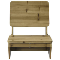 Produktbild för Trädgårdsstol 60x64x70,5 cm impregnerad furu