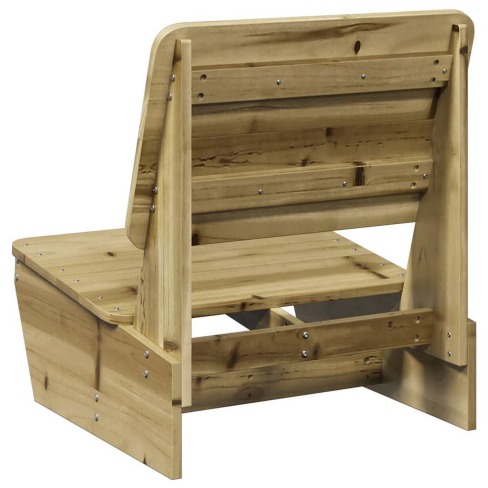 Produktbild för Trädgårdsstol 60x64x70,5 cm impregnerad furu